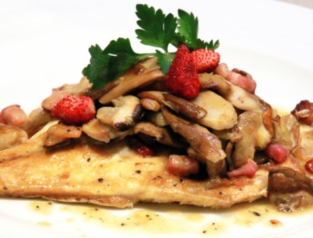 Branzino e porcini 