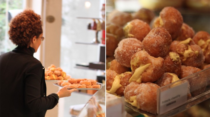 frittelle con zabaione